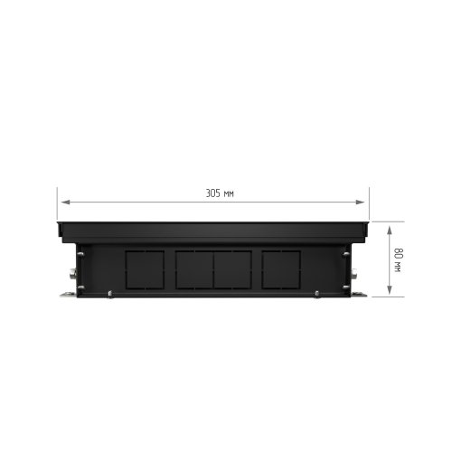 Конвектор внутрипольный Royal Thermo ATRIUM TURBO-80/300/2500-DG-U-LB