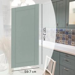 Фасад кухонного шкафа Томари 59.7x137.3см KONSENSA МДФ цвет голубой