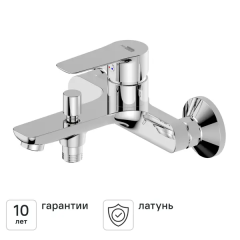 Смеситель для ванны Силла однорычажный цвет хром