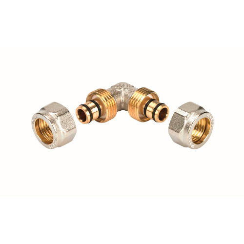 Угольник 90° обжим, 26x26, HENCO 4-2626-S