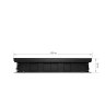 Конвектор внутрипольный Royal Thermo ATRIUM TURBO-80/400/1700-DG-U-LB