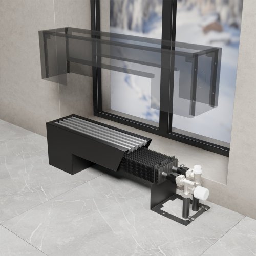Конвектор напольный Royal Thermo STEP-80/130/800-1-N-BL-LG-BL