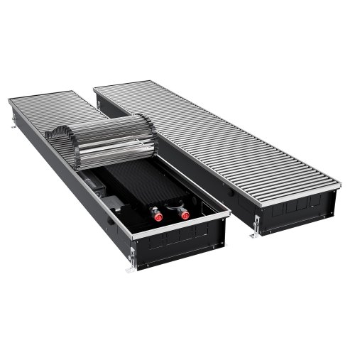 Конвектор внутрипольный Royal Thermo ATRIUM TURBO-110/300/2200-DG-U-NA