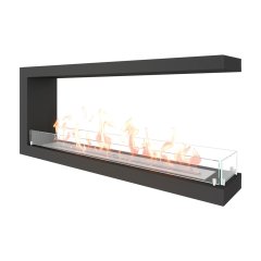 Биокамин торцевой SteelHeat ONE 1200 (Стекло)
