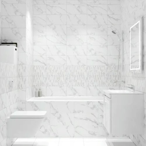 Настенная плитка KREAFORTA Mersey Калаката 20x40 см 1.62 м² матовая цвет серый