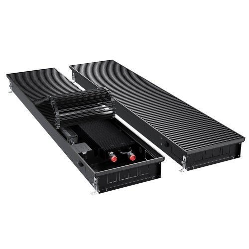 Конвектор внутрипольный Royal Thermo ATRIUM TURBO-90/300/2000-DG-U-BL