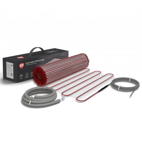Мат нагревательный Royal Thermo Flat Mat RTFM 2-150-4 с терморегулятором RTS-16