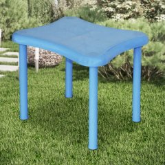 Стол садовый прямоугольный Капитоша складной 59.5x50.5x49.5 см полипропилен голубой