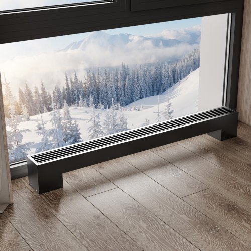 Конвектор напольный Royal Thermo STEP-180/130/1800-3-N-BL-LG-BL