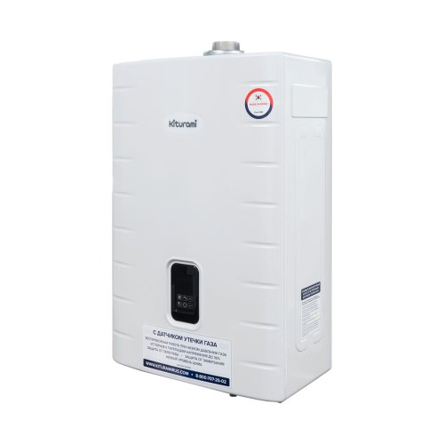 Котел газовый KITURAMI World Alpha S-35 настенный, 2 конт., закр.кам.сгор. нерж.
