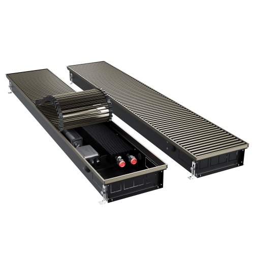 Конвектор внутрипольный Royal Thermo ATRIUM TURBO-90/250/2200-DG-U-DB