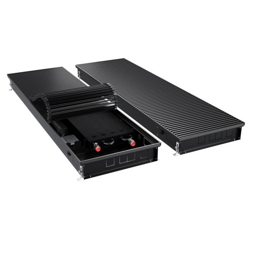 Конвектор внутрипольный Royal Thermo ATRIUM TURBO-90/400/2400-DG-U-BL
