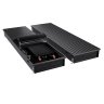 Конвектор внутрипольный Royal Thermo ATRIUM TURBO-110/400/2100-DG-U-BL