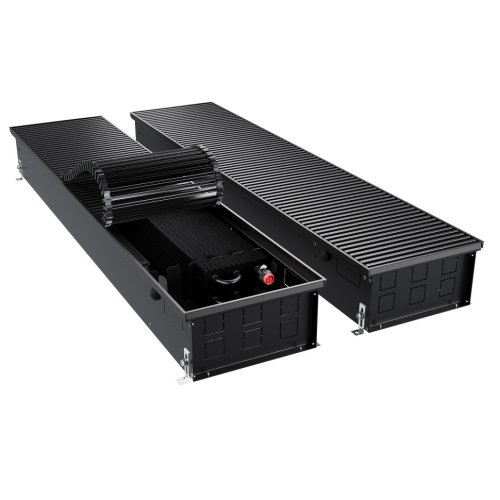 Конвектор внутрипольный Royal Thermo ATRIUM TURBO-150/300/1600-DG-U-BL