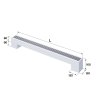 Конвектор напольный Royal Thermo STEP-80/130/900-1-N-WT-LG-NA