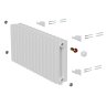 Дизайн-радиатор Royal Thermo Shift Q30 VC2030 - 38 секц. RAL9016