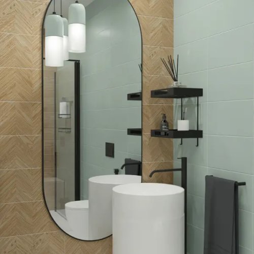 Плитка настенная KREAFORTA Mersey WoodR 20x40 см 1.2 м² матовый цвет бежевый
