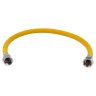 Газовый шланг армированный Tuboflex 1/2" внутренняя резьба 1.5 м