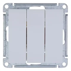 Выключатель встраиваемый Systeme Electric W59 3 клавиши цвет белый VS0510-351-1-86