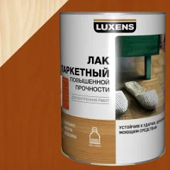 Лак паркетный Luxens полуматовый цвет тик 0.75 л