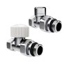 Набор термостатический прямой Royal Thermo Design 1/2М30х1,5 (Хром)