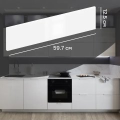 Фасад кухонного шкафа Аша 59.7x12.5 см KONSENSA ДСП цвет белый