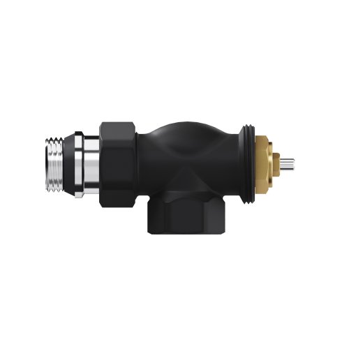 Набор термостатический осевой Royal Thermo Design 1/2М30х1,5 (Черный)
