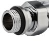 Набор термостатический для радиатора угловой Royal Thermo Design Pro 15 мм М30х1,5 (Хром)