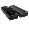 Конвектор внутрипольный Royal Thermo ATRIUM TURBO-190/400/1400-DG-U-BL