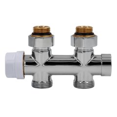 Узел нижнего подключения Primoclima Armature "Thermolink" термостатический Прямой 1/2"х3/4", хром