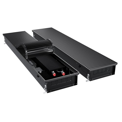 Конвектор внутрипольный Royal Thermo ATRIUM TURBO-110/300/2000-DG-U-BL