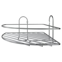 Полка для ванной Lemer Nil 23x12 см металл цвет хром