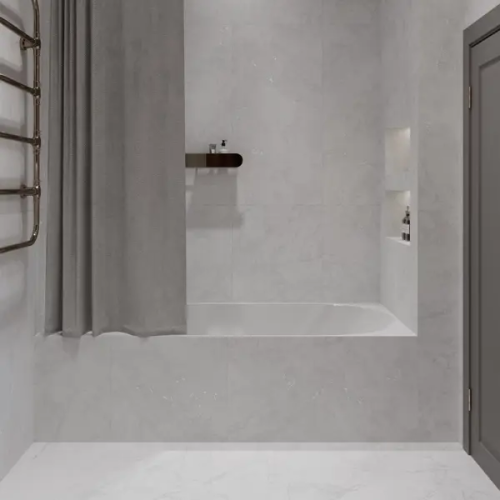 Глазурованный керамогранит Arcadia Ceramica Arctic White Carving 60x120 см 1.44 м² матовый цвет белый
