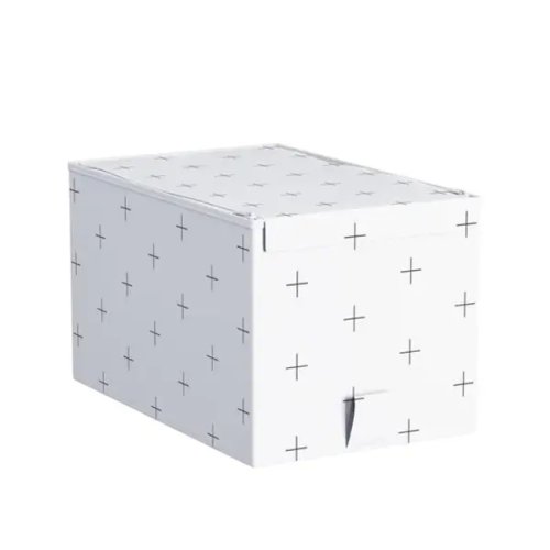 Короб для хранения Spaceo 18x16.5x28 см полиэстер цвет белый