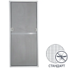 Рамочная москитная сетка 55x54 см к окну ПВХ 65x60 см белая