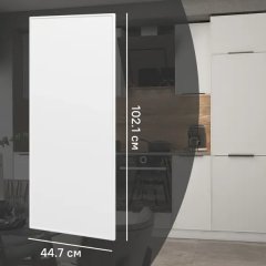 Фасад кухонного шкафа Инта 44.7x102.1 см KONSENSA МДФ цвет белый