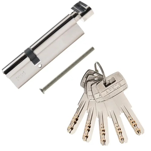 Цилиндровые механизмы Apecs Pro LM-110(45/65C)-C-NI 110 мм, ключ/вертушка, цвет никель