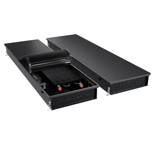 Конвектор внутрипольный Royal Thermo ATRIUM TURBO-110/400/1900-DG-U-BL