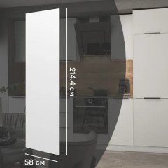 Фальшпанель для кухонного шкафа Инта 58x214,4 см KONSENSA цвет белый