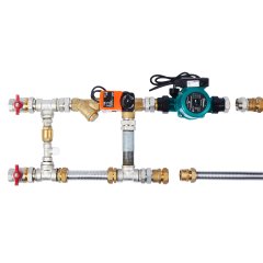 Узел смесительный с гибкими подводками SHUFT MST 25-80-6.3-C24-F