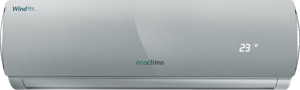 Настенный кондиционер Ecoclima ECW/I-12QCG + EC/I-12QC, серебристый