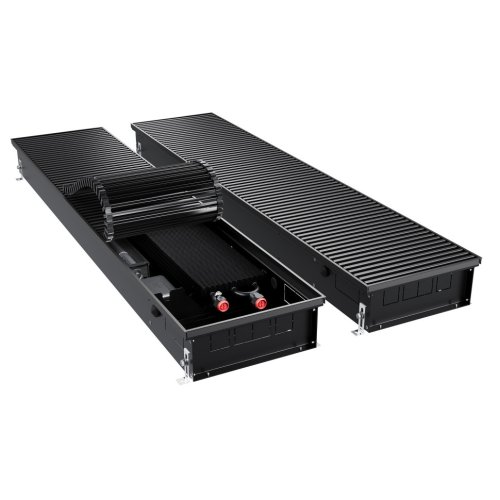 Конвектор внутрипольный Royal Thermo ATRIUM TURBO-110/300/3000-DG-U-BL