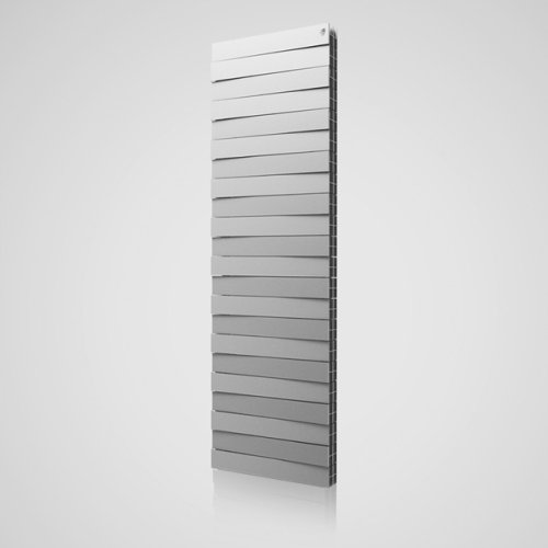 Биметаллический радиатор Royal Thermo PianoForte TOWER, Silver Satin, количество секций 22