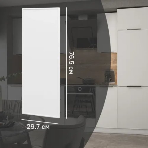 Фасад для кухонного шкафа Инта 29.7x76.5 см Delinia ID МДФ цвет белый
