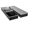 Конвектор внутрипольный Royal Thermo ATRIUM TURBO-150/400/1400-DG-U-NA