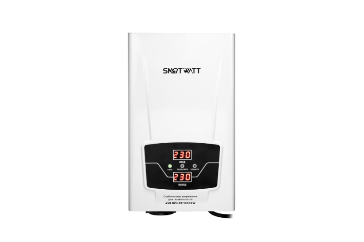 Стабилизатор напряжения настенный релейный для котла газовогоAVR BOILER 1000RW SMARTWATT