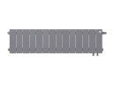 Радиатор Royal Thermo PianoForte 200 /Silver Satin - 14 секц. VDR
