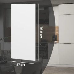 Фальшпанель для кухонного шкафа Инта 37x76.8 см Delinia ID МДФ цвет белый