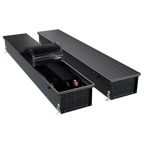 Конвектор внутрипольный Royal Thermo ATRIUM TURBO-150/250/1600-DG-U-BL