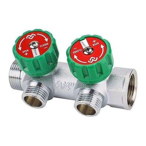 Коллектор регулирующий VARMEGA 3/4 2 х 3/4ЕК хромированный VM14612